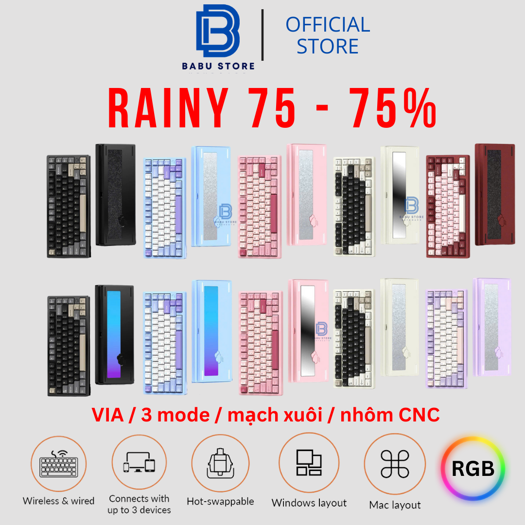  Bàn Phím Cơ RAINY 75