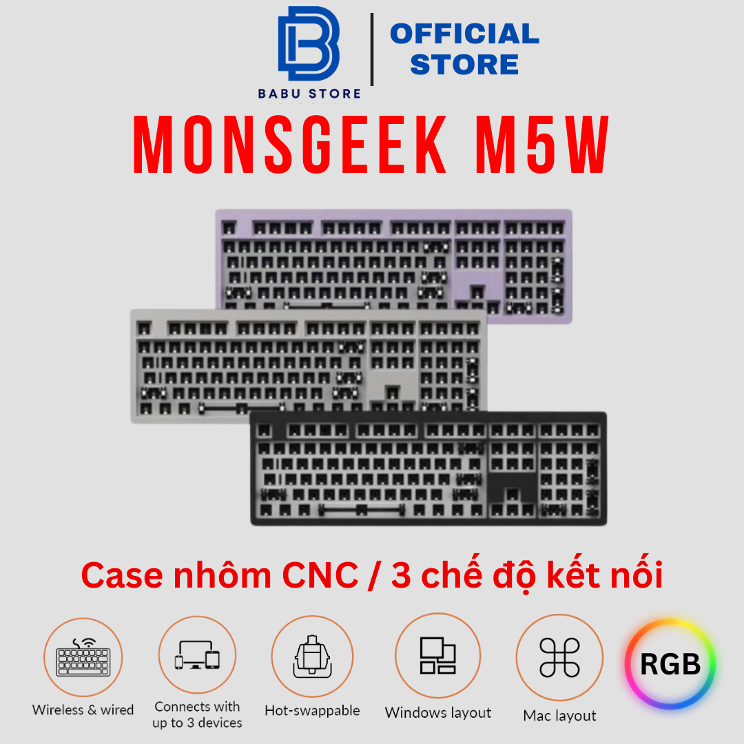 KIT Bàn phím cơ Monsgeek M5/M5W