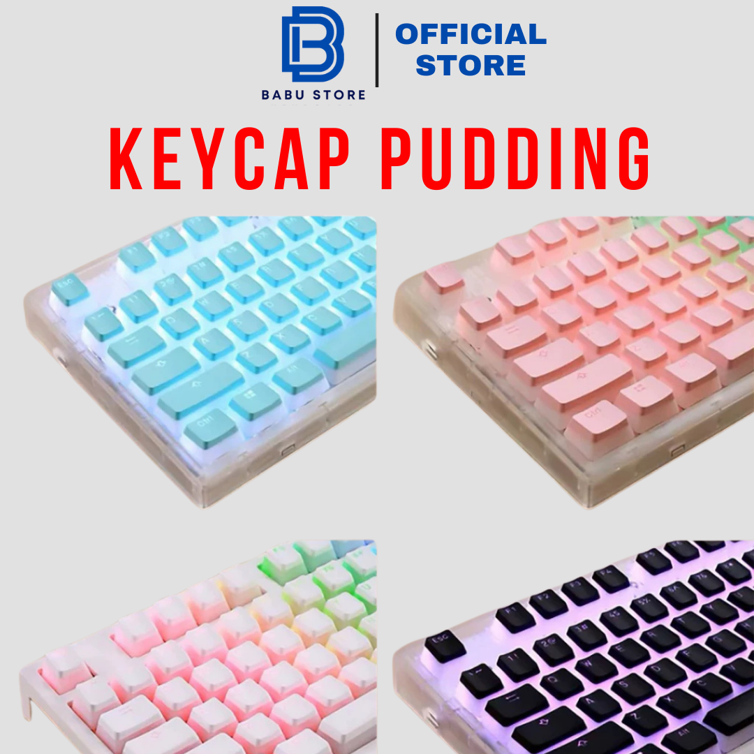 Bộ keycap xuyên led pudding abs doubleshot