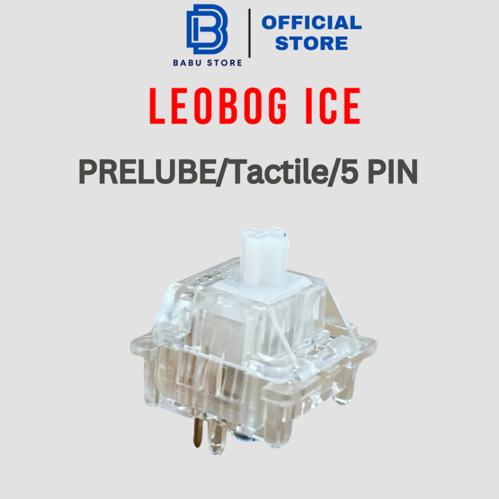 Leobog Ice Soul Tactile Switch 5pin cho bàn phím cơ  