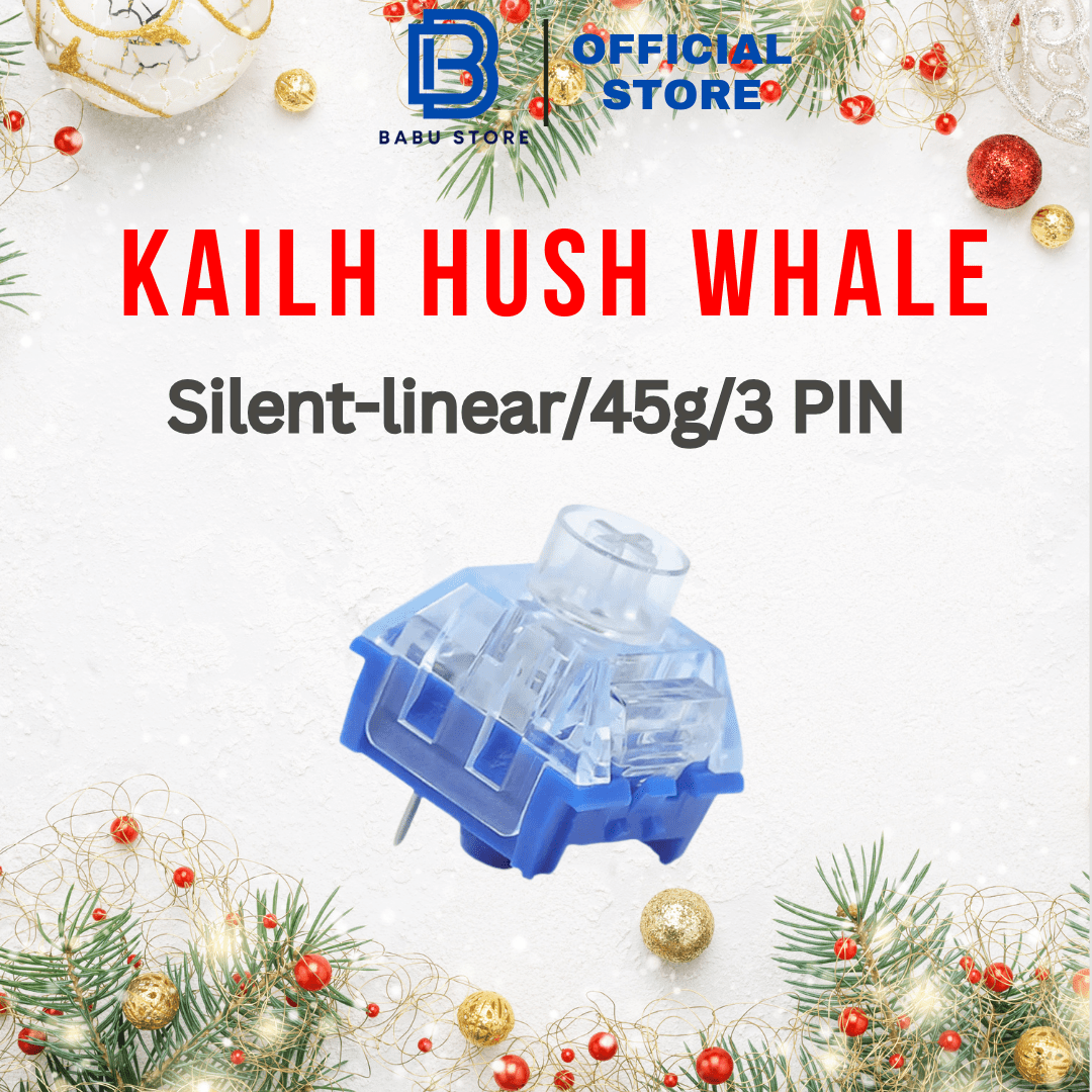 Switch Kailh box hush whale silent cap cấp