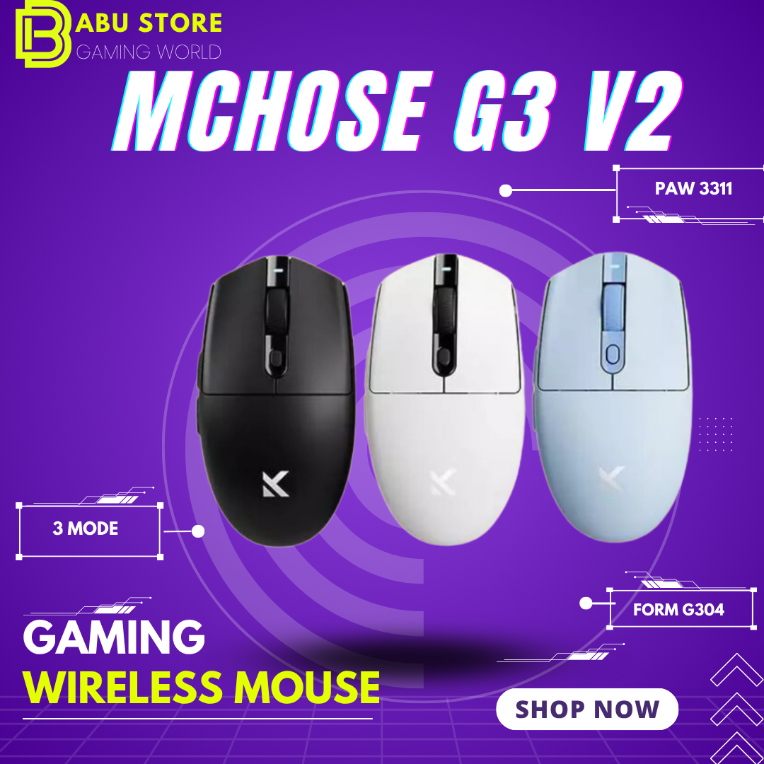 Chuột không dây Mchose G3 V2 | Ultra