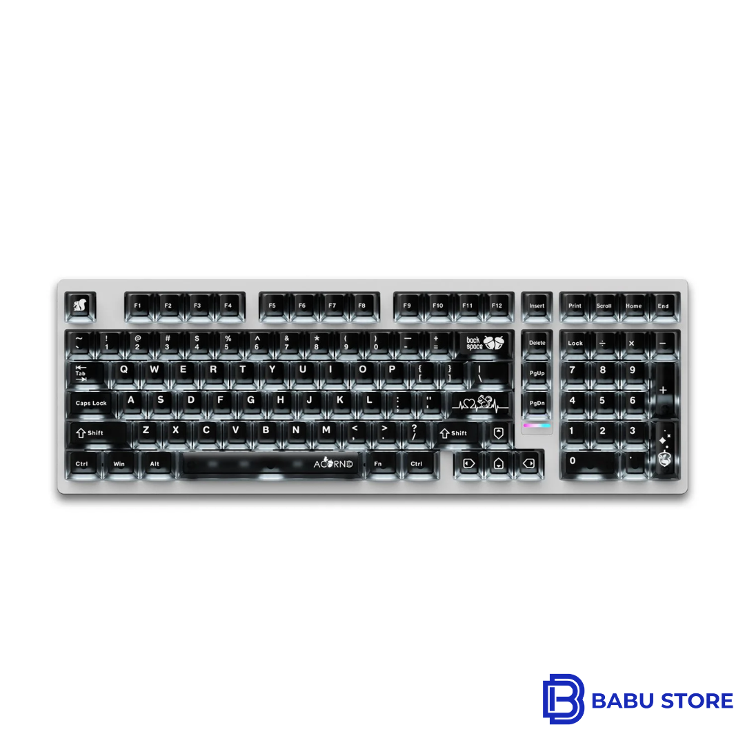 Bàn phím cơ Nhôm nguyên khối CNC Weika Max102 - 3 chế độ kết nối